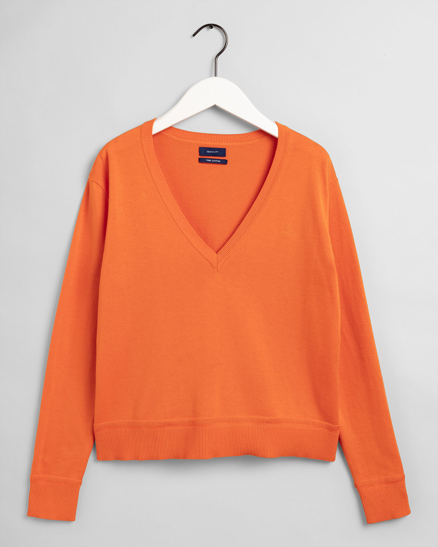 Leichter V-Neck Pullover aus Baumwolle