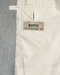 Zweireihiges Oversized Sakko mit Streifen