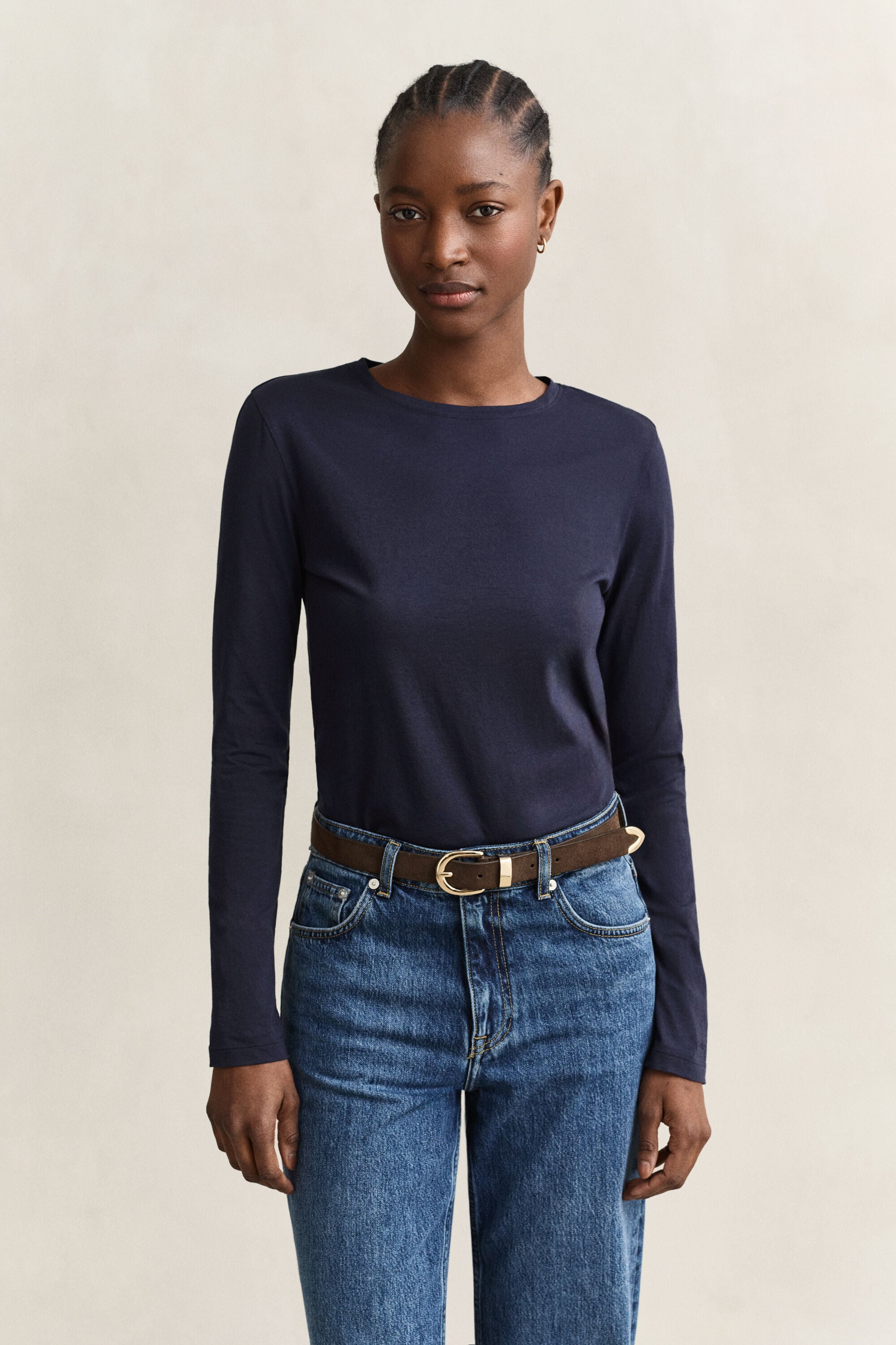 Leichtes Langarmshirt aus Baumwolle