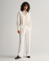 Relaxed Fit Hose mit Bundfalten