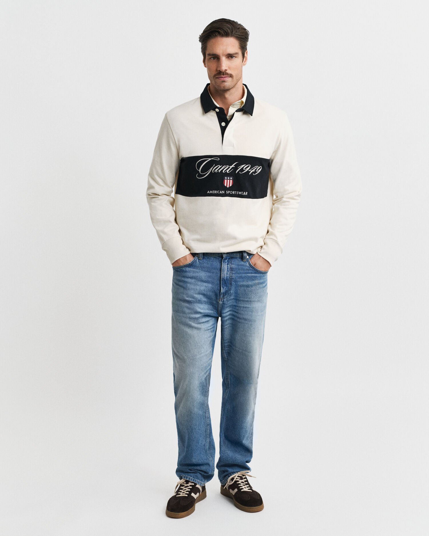 Heavy Rugger mit Blockstreifen