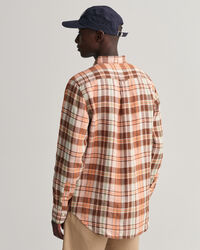 Regular Fit Madras Leinen Hemd