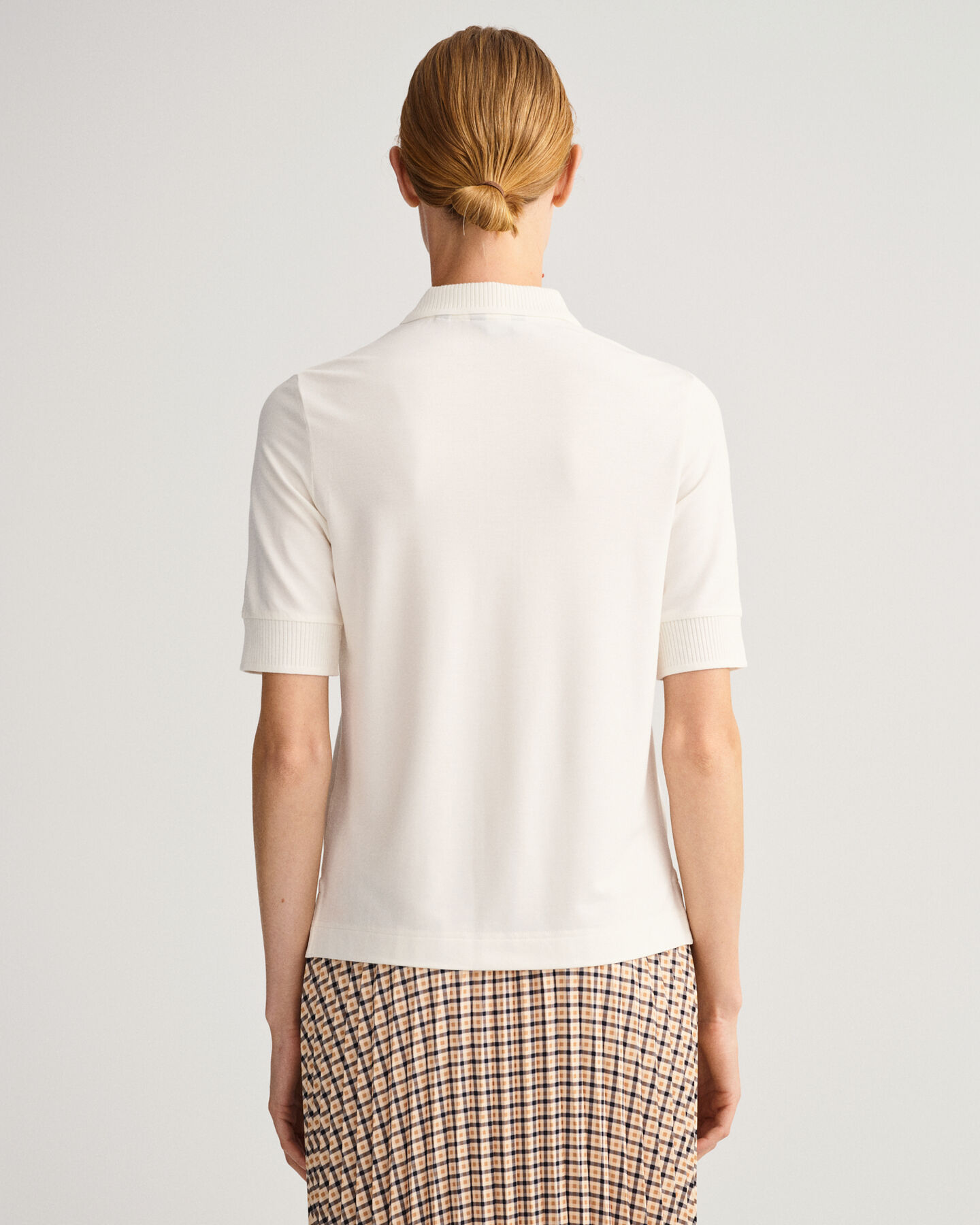 Detail Collar Piqu&eacute; Poloshirt