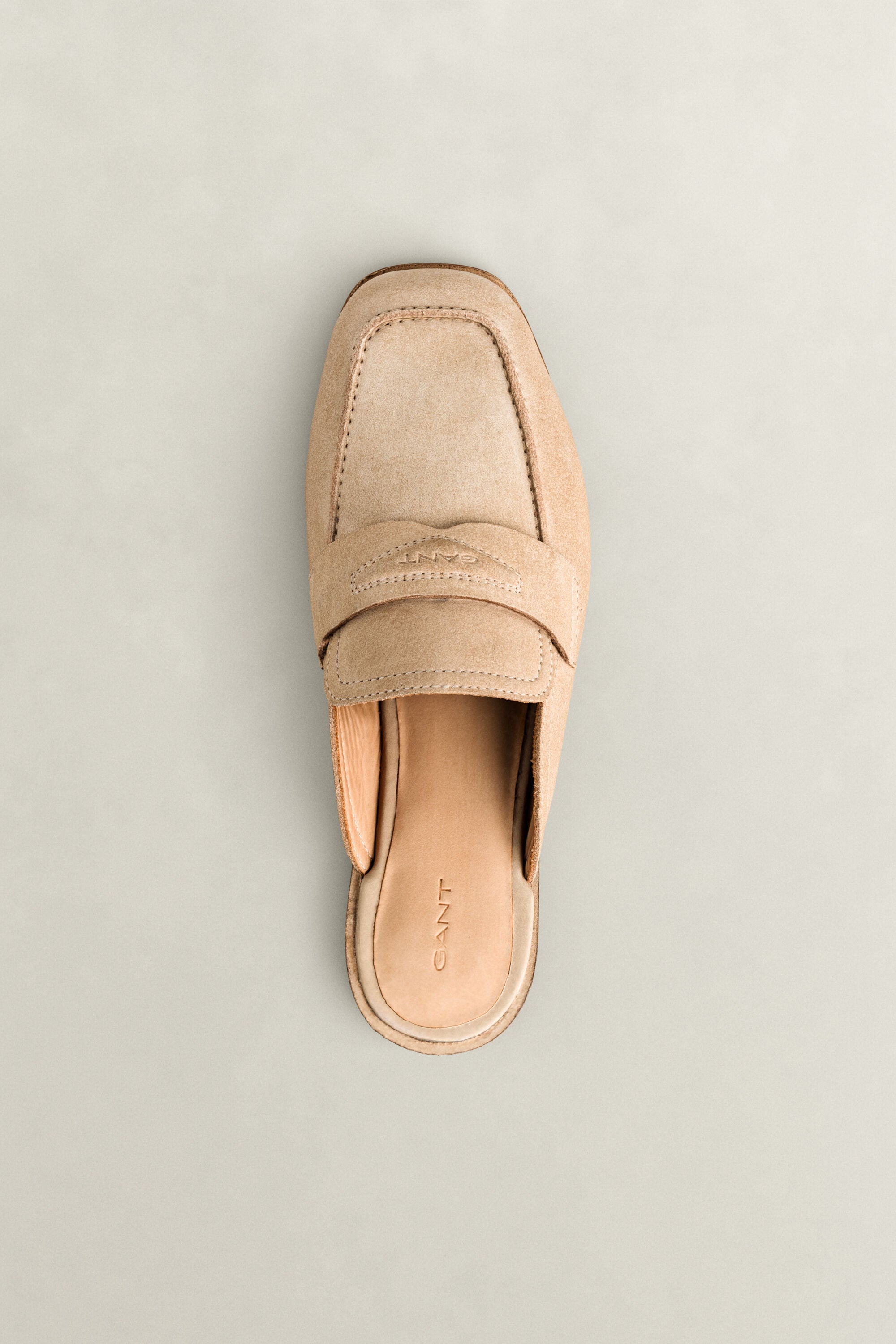 Gimble Suede Mules — SOFT OAT