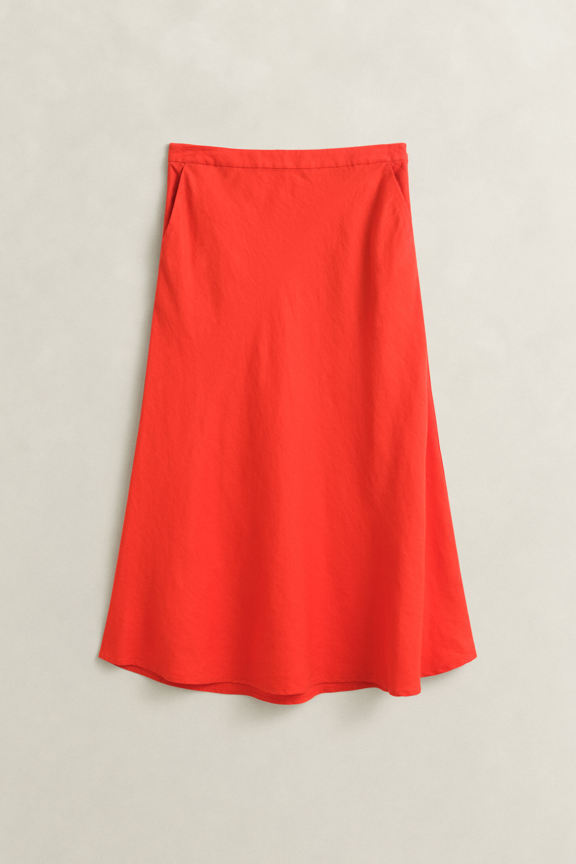 Ausgestellter Rock aus Leinenmix