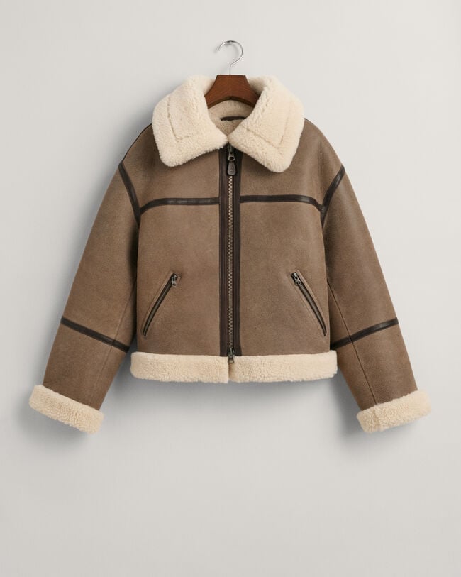 Shearling-Jacke