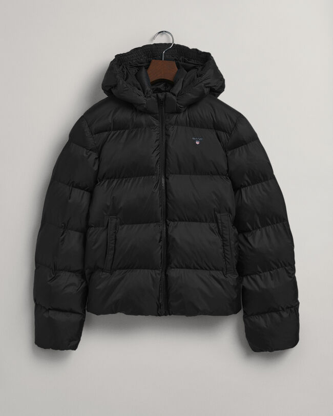 Teen Girls Glänzende Steppjacke