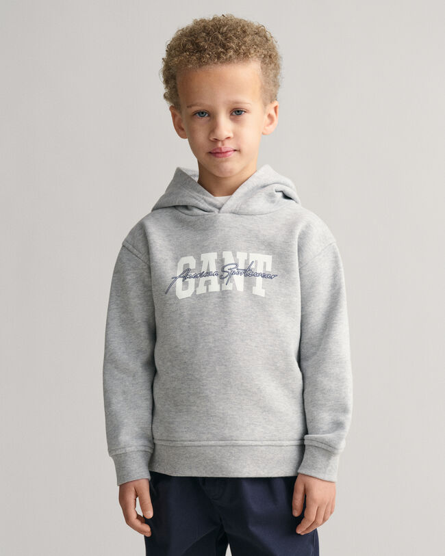 Kids GANT Arch Script Hoodie