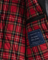 Bikerjacke aus Leder