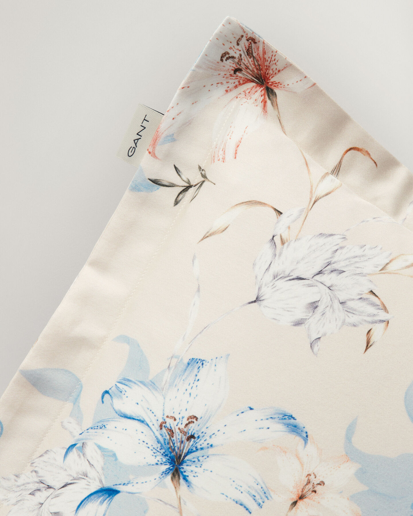 Kopfkissenbezug mit Blumen-Print