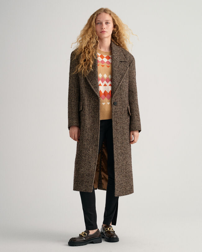 Rundhalspullover mit Fair-Isle-Muster