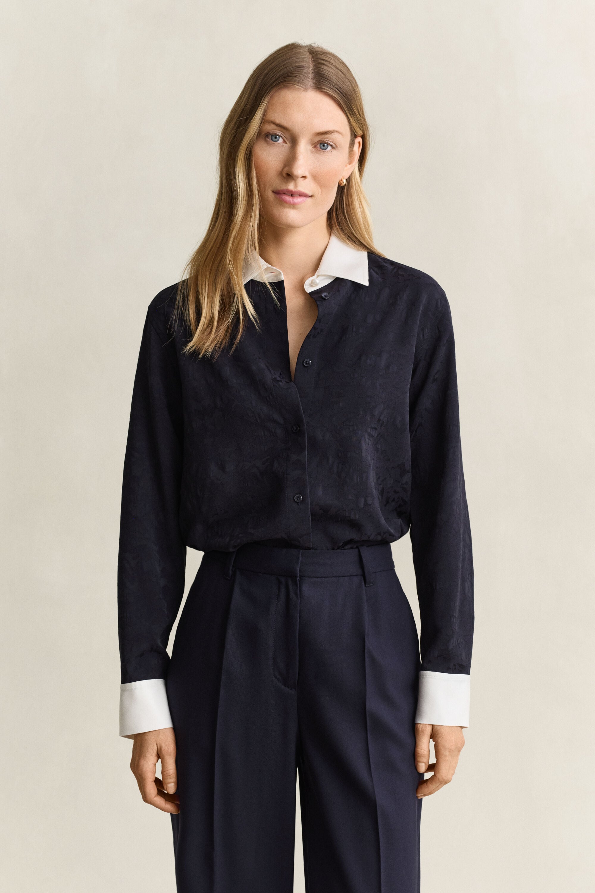 Jacquard-Hemd
