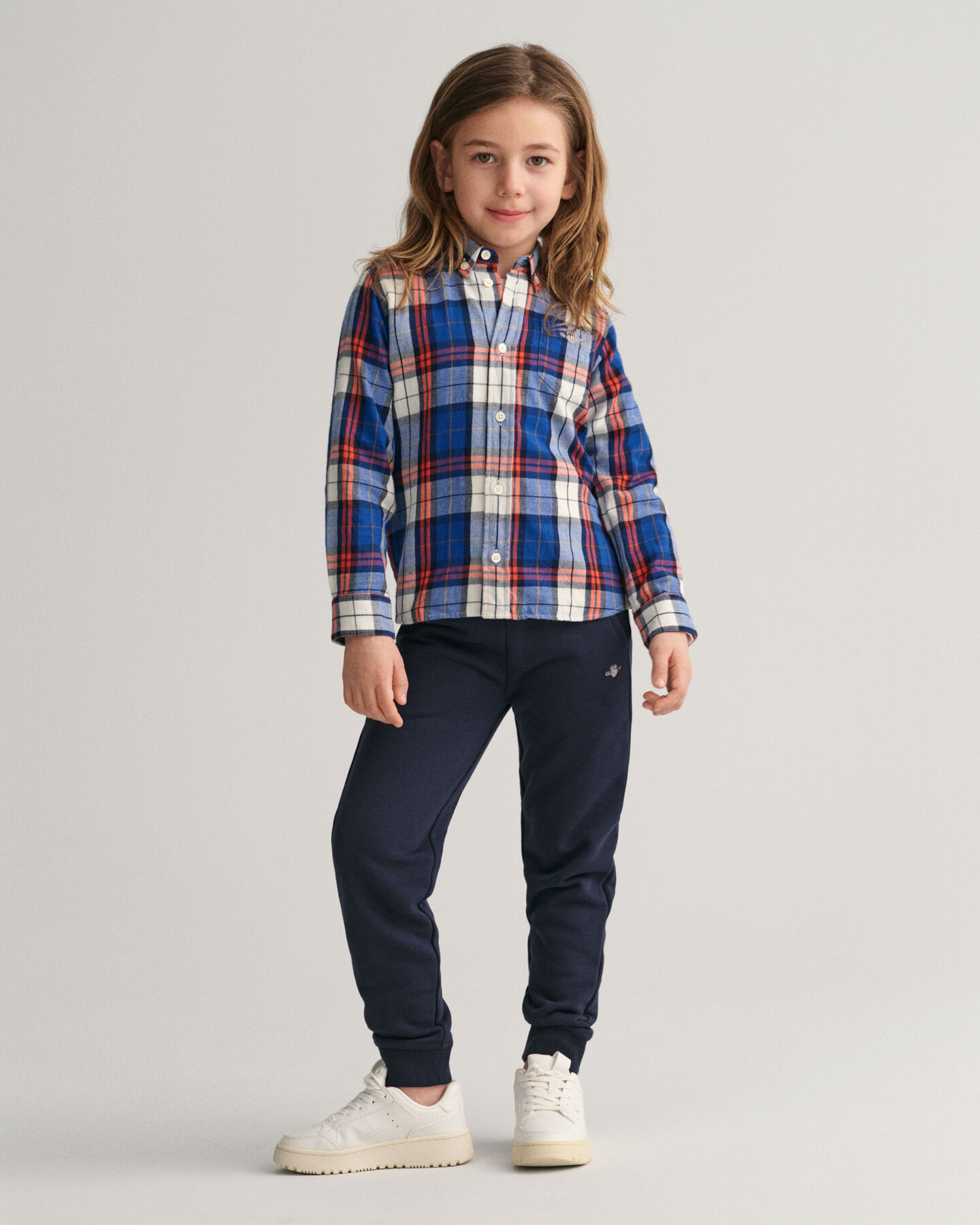 Kids Regular Fit Flanellhemd mit Karomuster