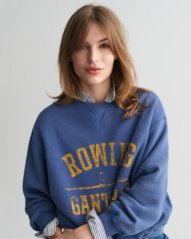 Graphic Rundhals-Sweatshirt