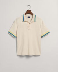 Drop-Needle Piqué Poloshirt