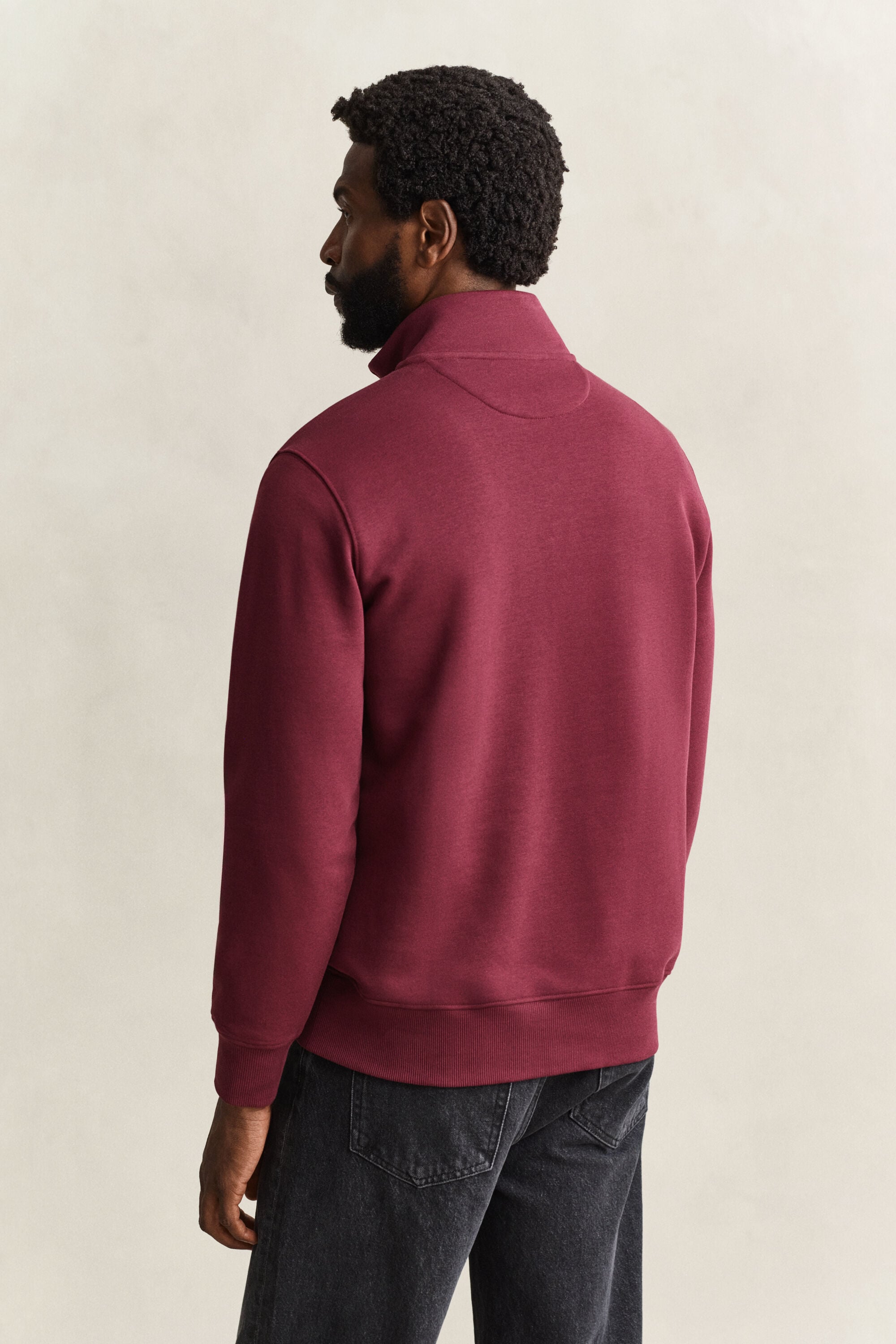 Shield Sweatshirt mit halblangem Reißverschluss