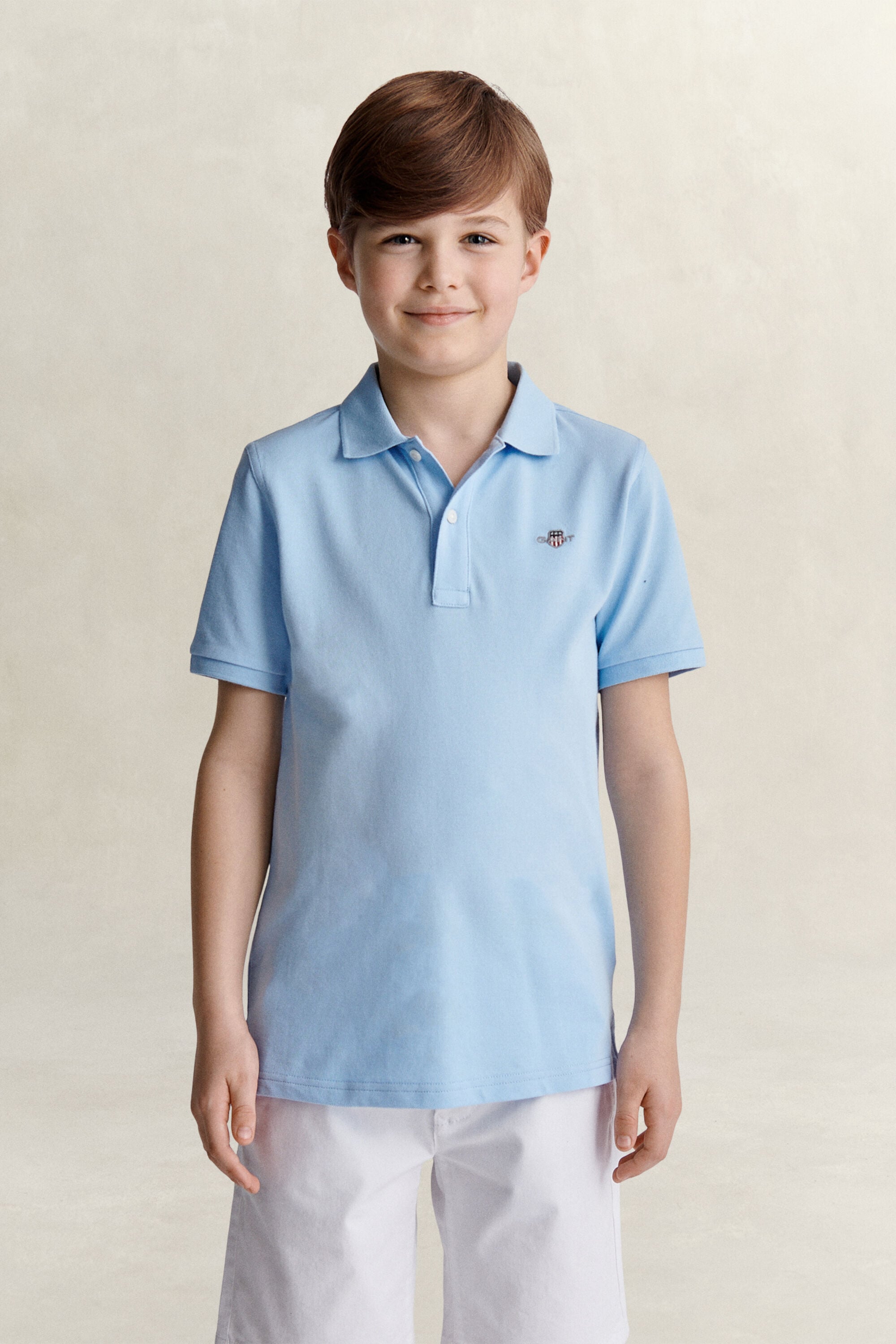 Teen Boys Shield Polopullover