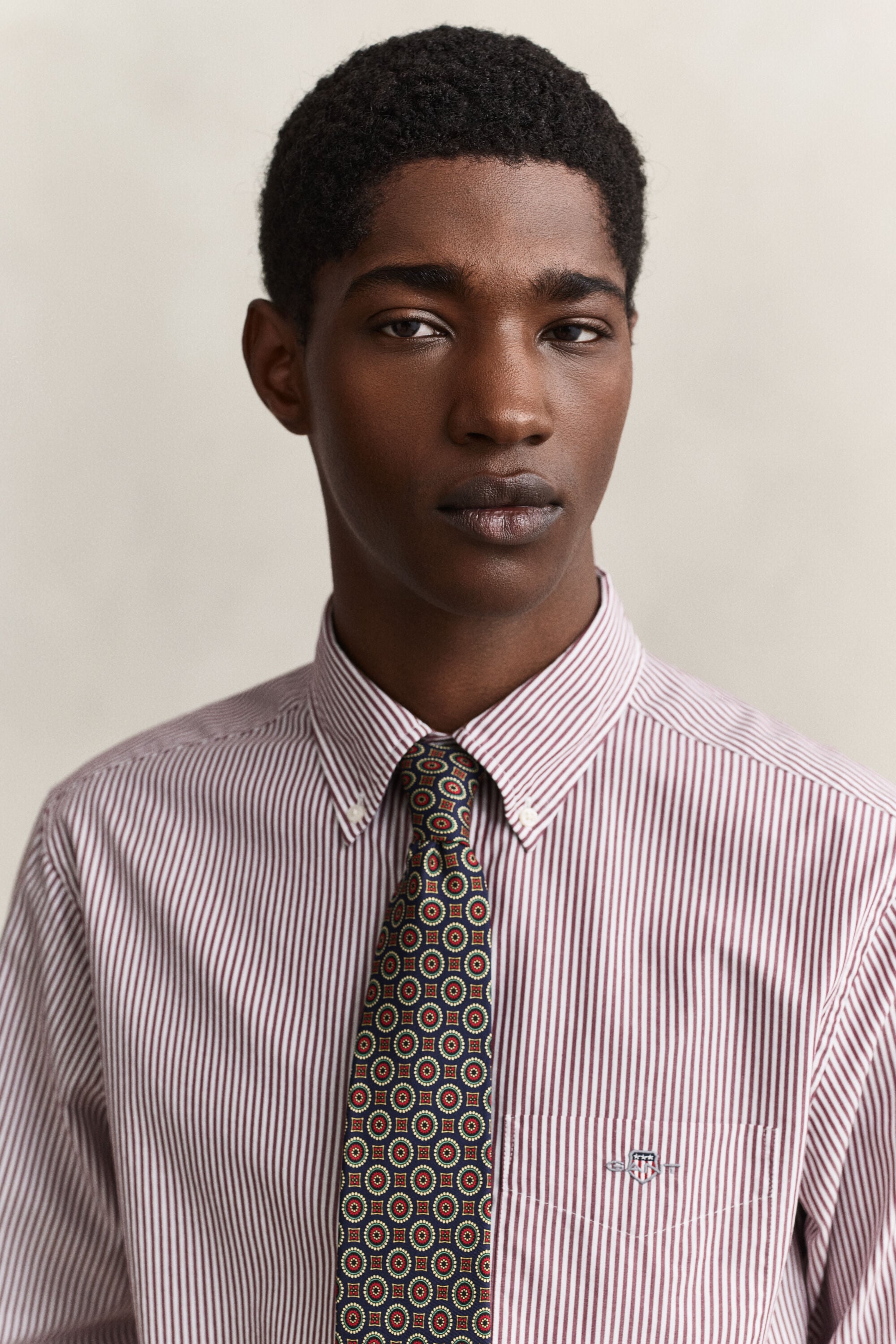 Banker Stripe Classic Popeline Hemd