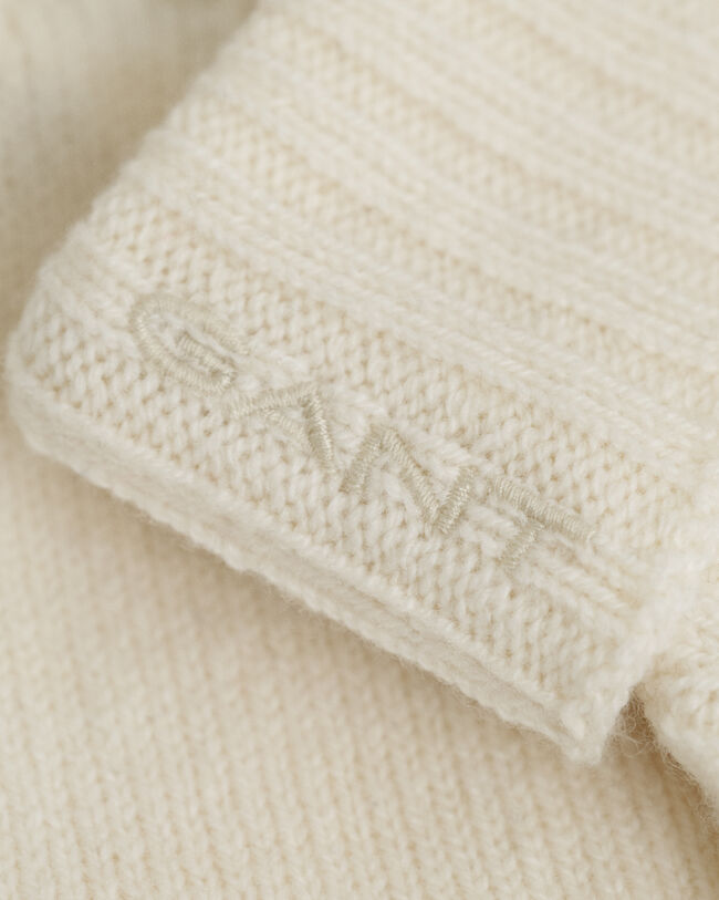 Zopfstrick Wollhandschuhe