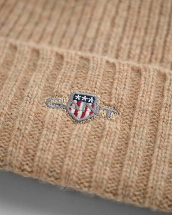 Shield Beanie aus Wolle