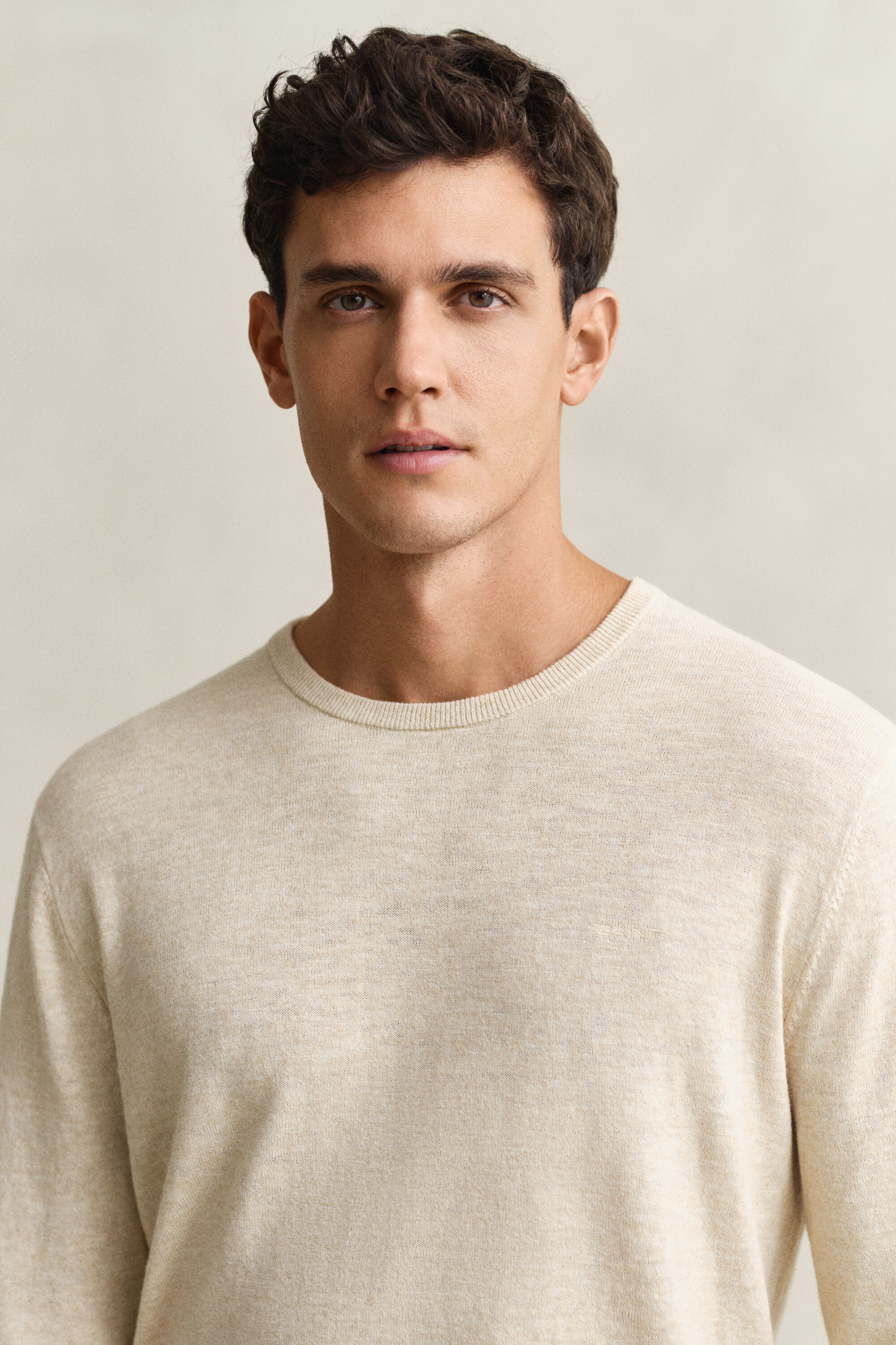 Pullover aus Baumwollmix-Flammgarn