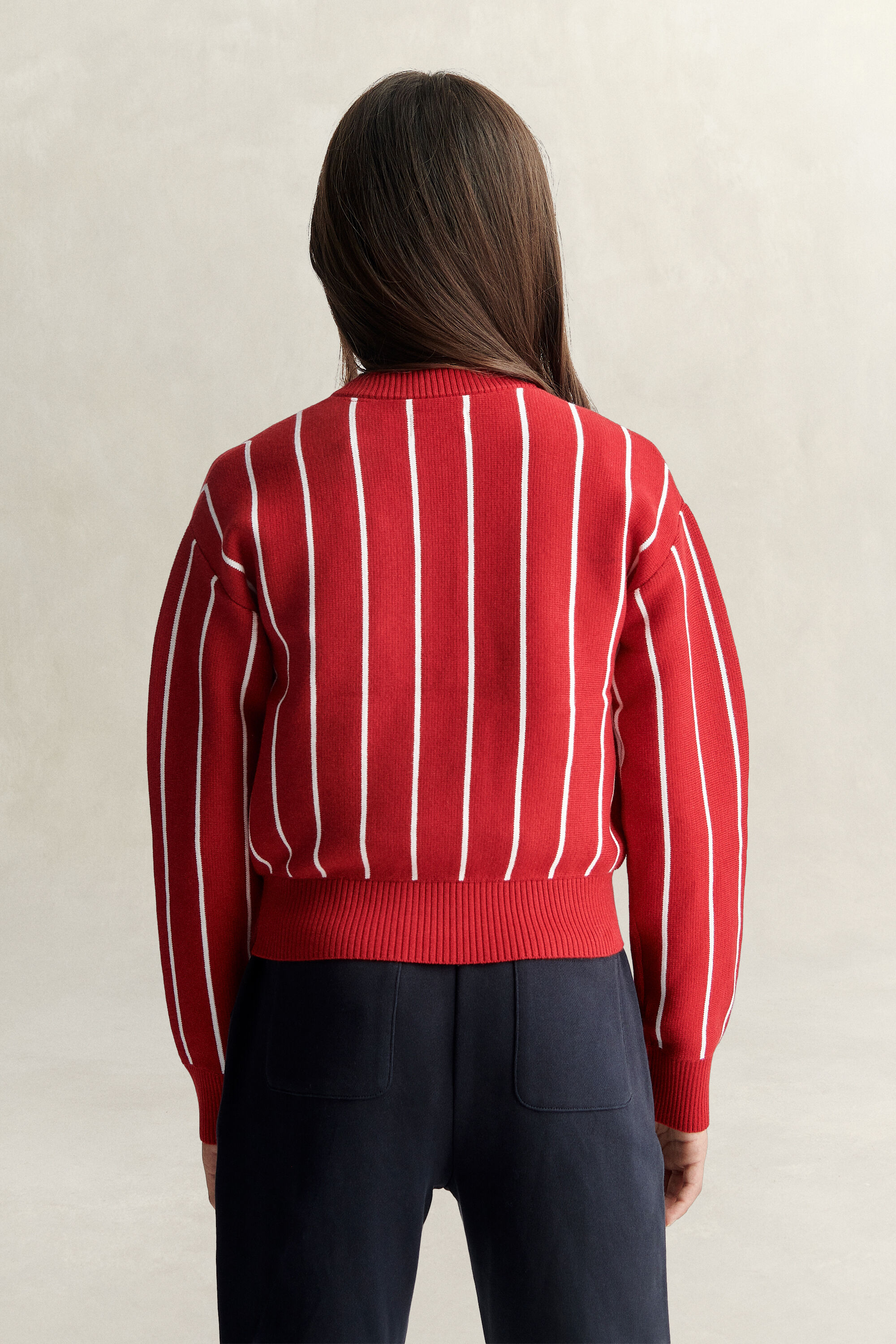 Teen Girls Strickjacke mit Streifen