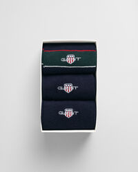 3er-Pack Socken mit Krawattenstreifen in Geschenkbox