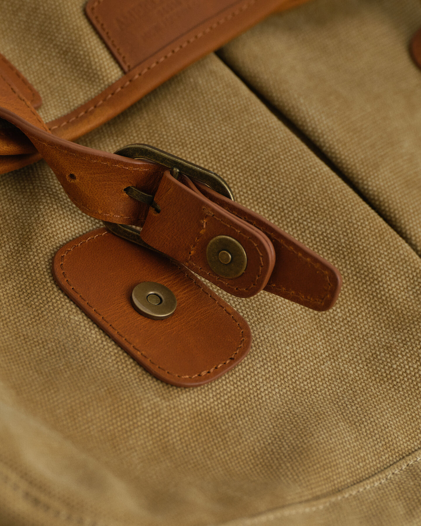 Fishing Tasche aus gewaschenem Canvas