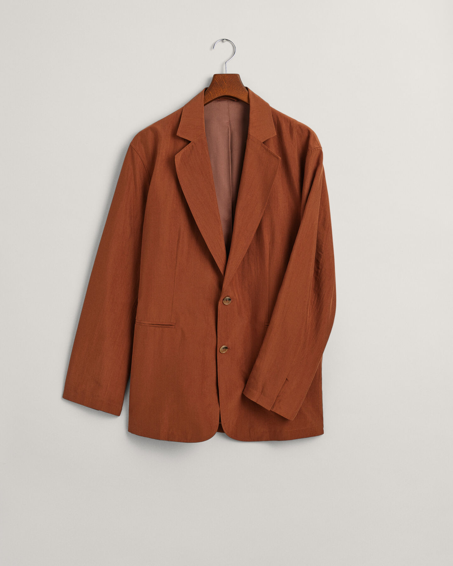 Relaxed Fit Seiden Anzugsakko