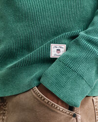 Gewaschener Troyer mit Rippenmuster