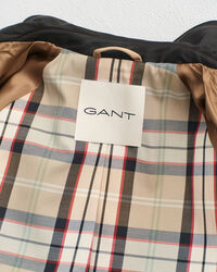 Kurzmantel mit Lederkragen