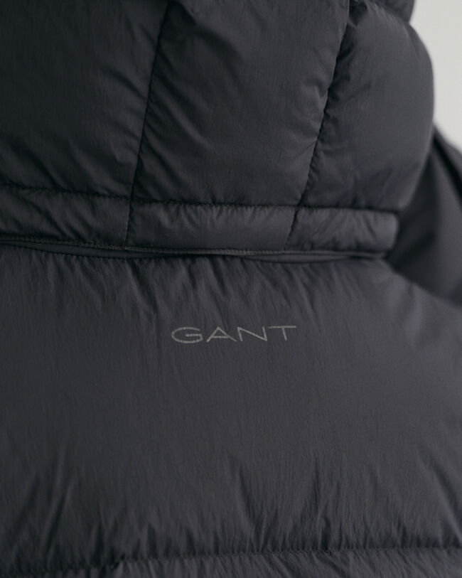 Mittellange Daunenweste