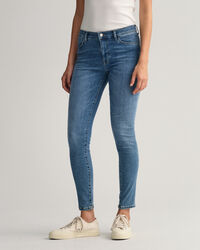 Nella Travel Skinny Jeans in Indigoblau