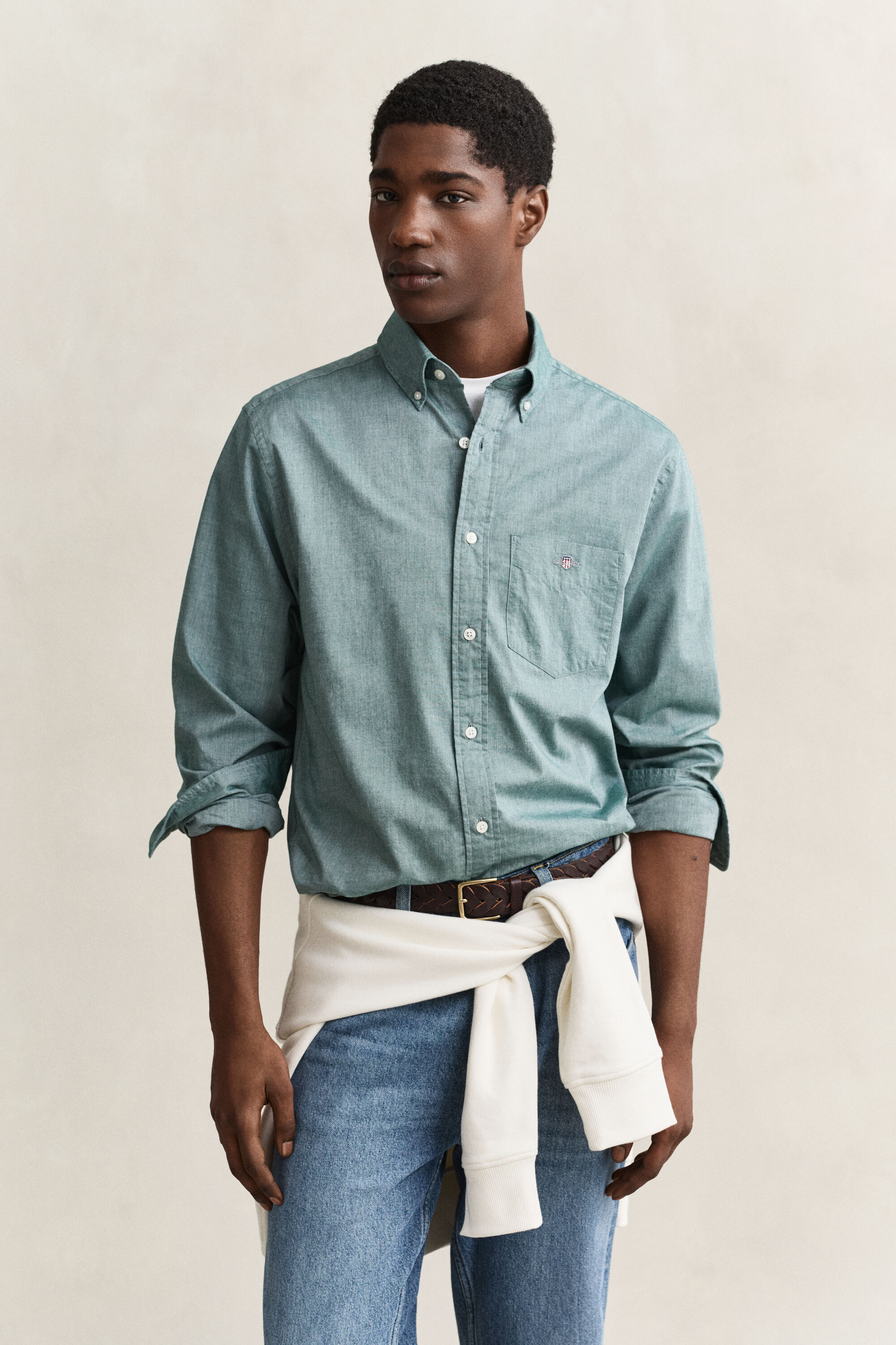 Regular Fit Classic Popeline Hemd