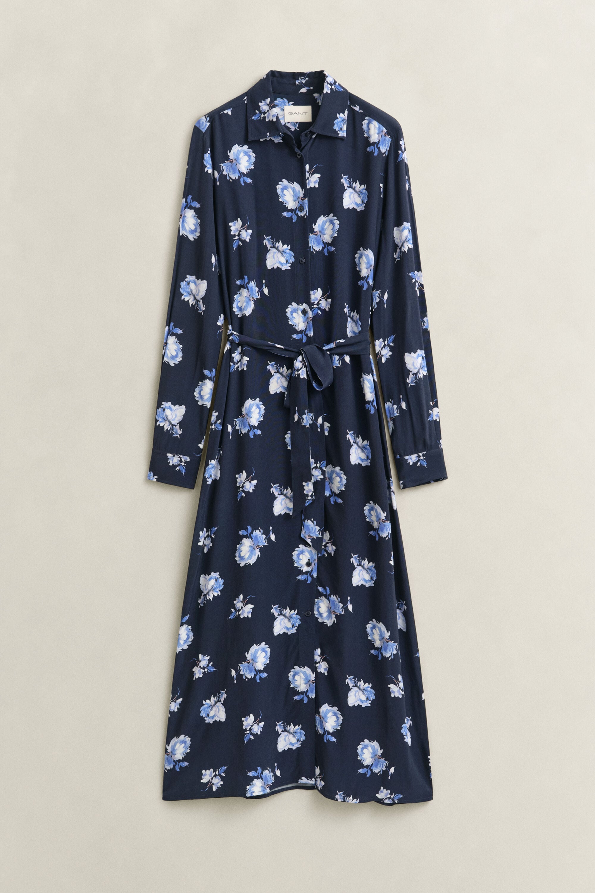 Hemdblusenkleid mit Blumen-Print