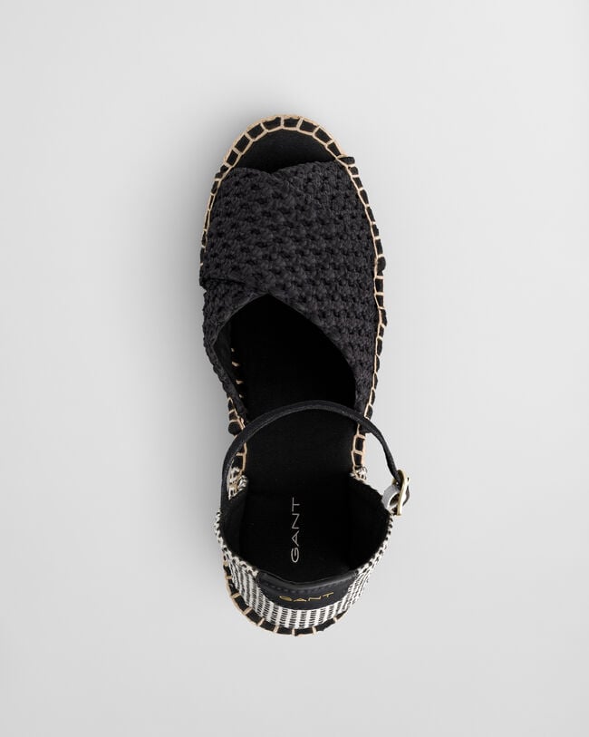 Luliza Strick-Espadrille mit Keilabsatz