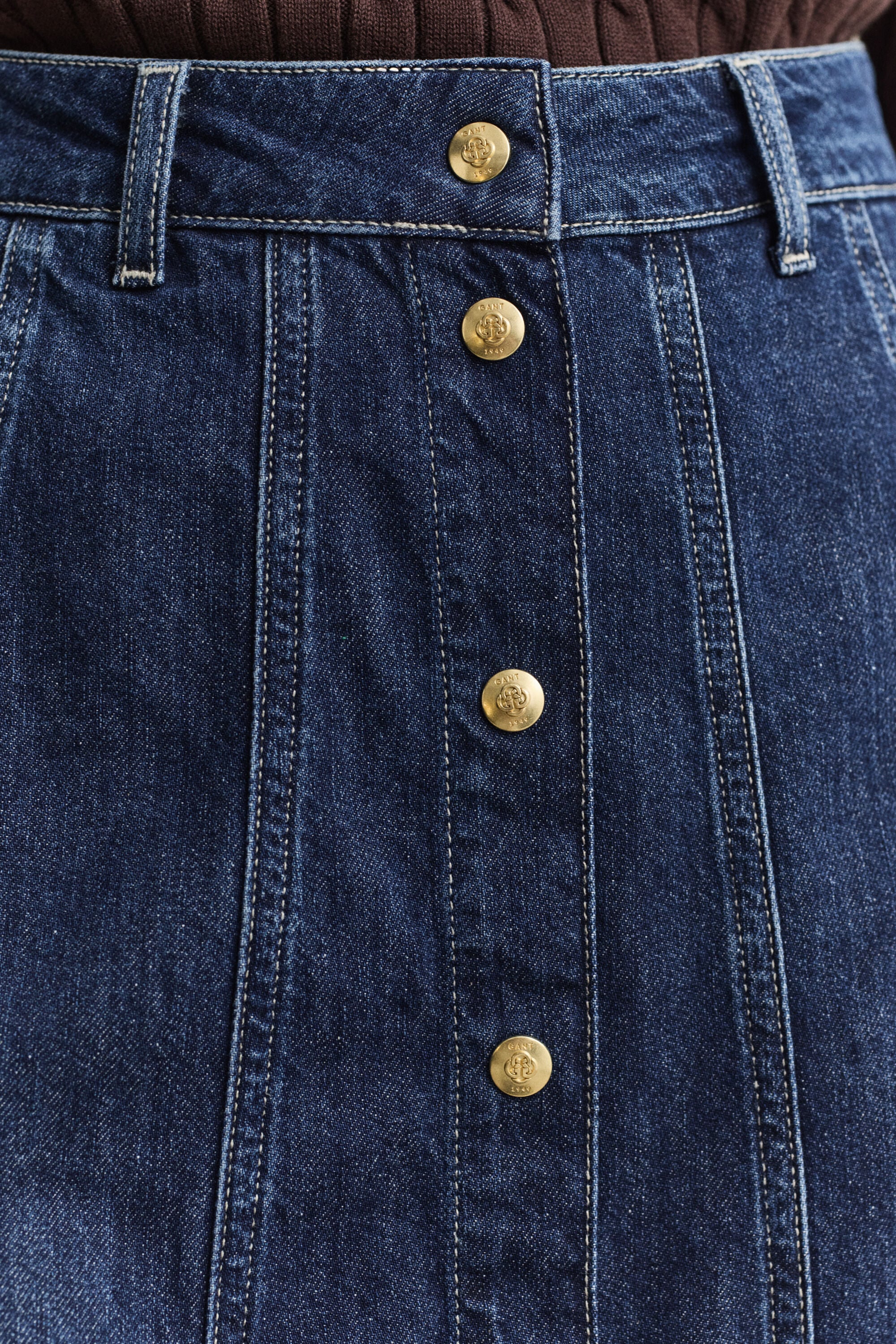 Ausgestellter Jeansrock