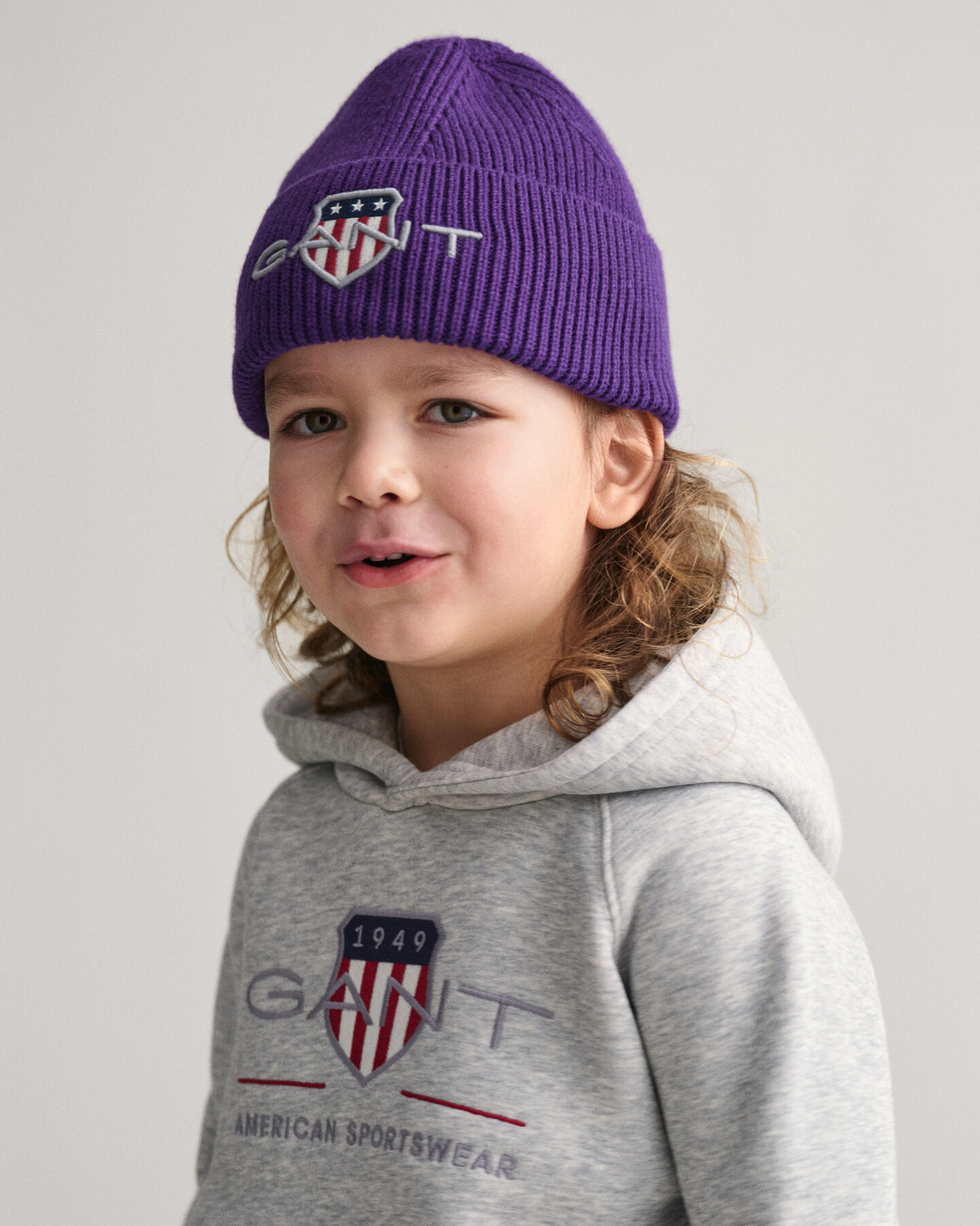 Kids Archive Shield Beanie