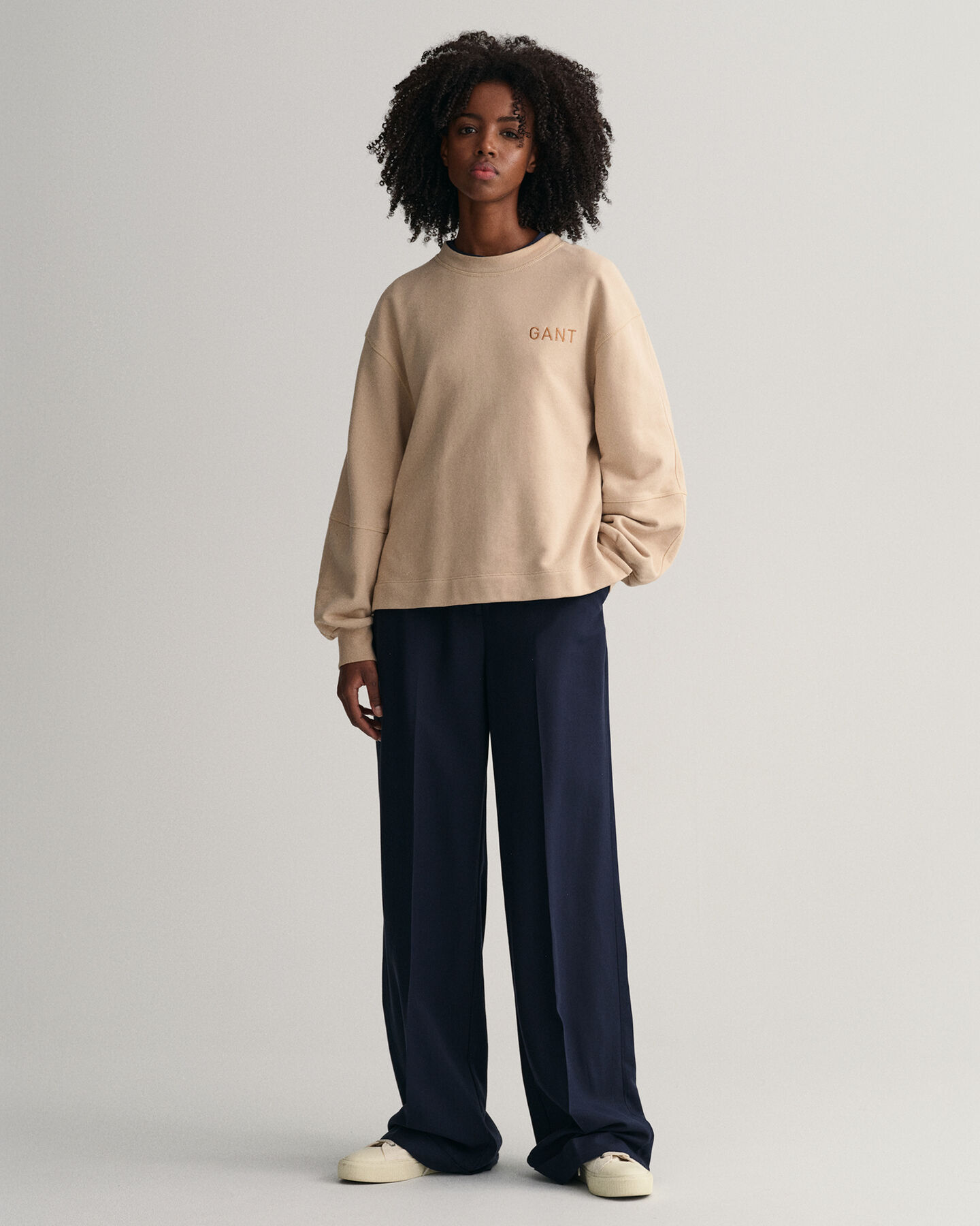 Logo Volume Langarm-Sweatshirt