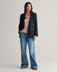 Shield Piqu&eacute; Poloshirt mit Streifen