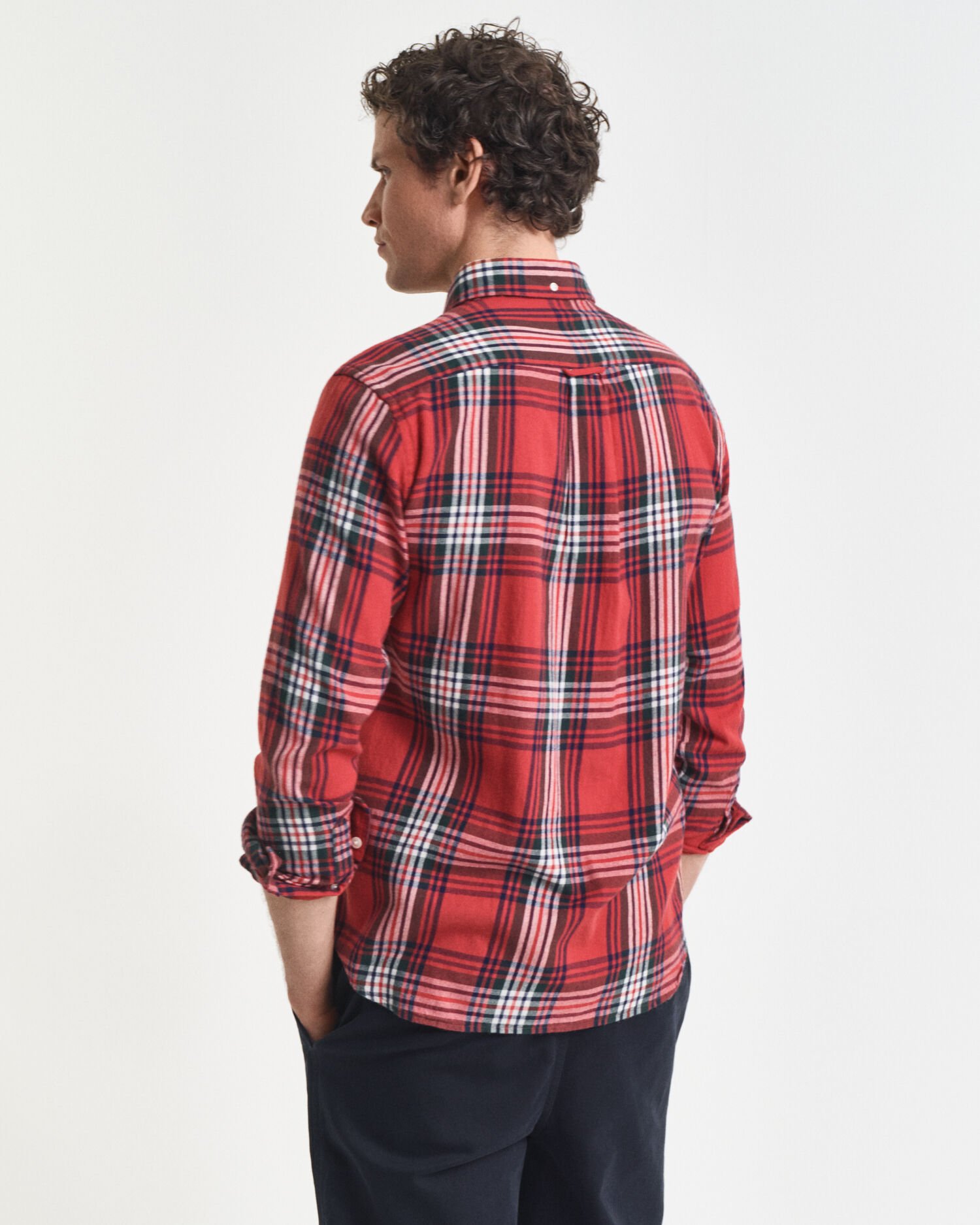 Regular Fit Windblown Flannel Karohemd
