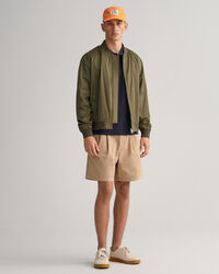 Waffle Piqué Poloshirt mit Struktur