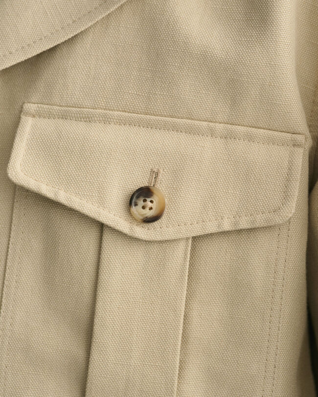 Relaxed Fit Baumwoll Leinen Anzugsakko