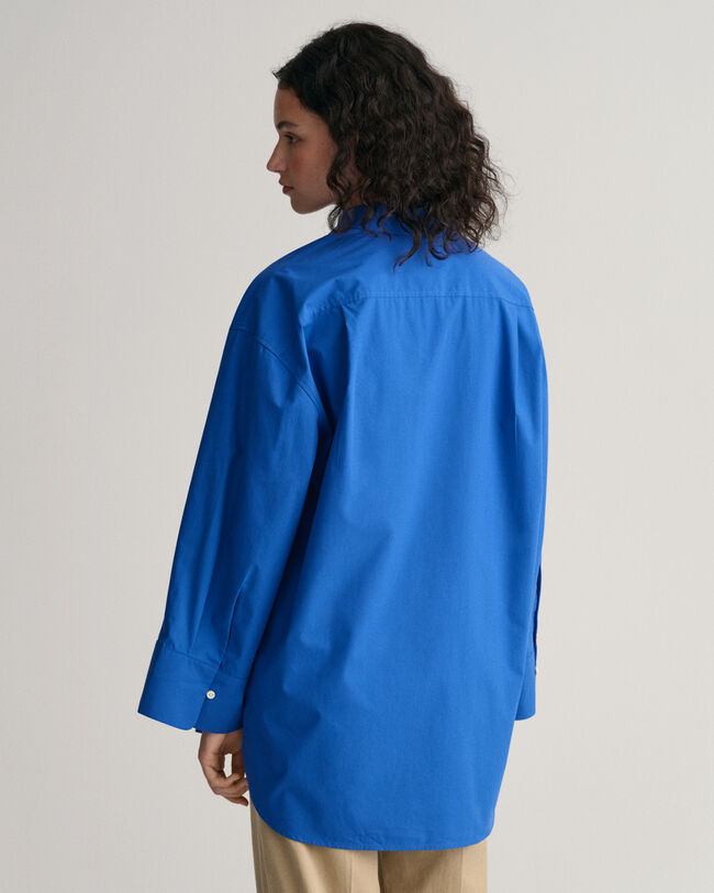 Oversized Fit Bluse mit breiten Manschetten