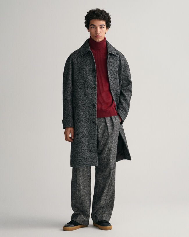 Strukturierter Rollkragenpullover