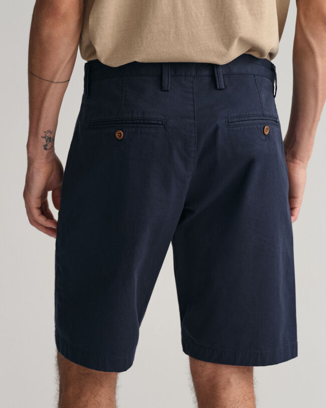Relaxed Fit Twill Shorts