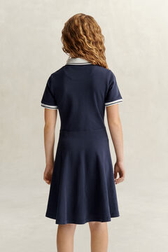 Teens Girls Shield Polokleid — EVENING BLUE 3