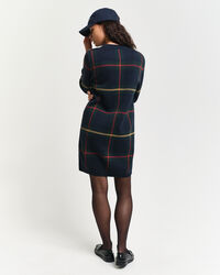 Kariertes Rundhalskleid