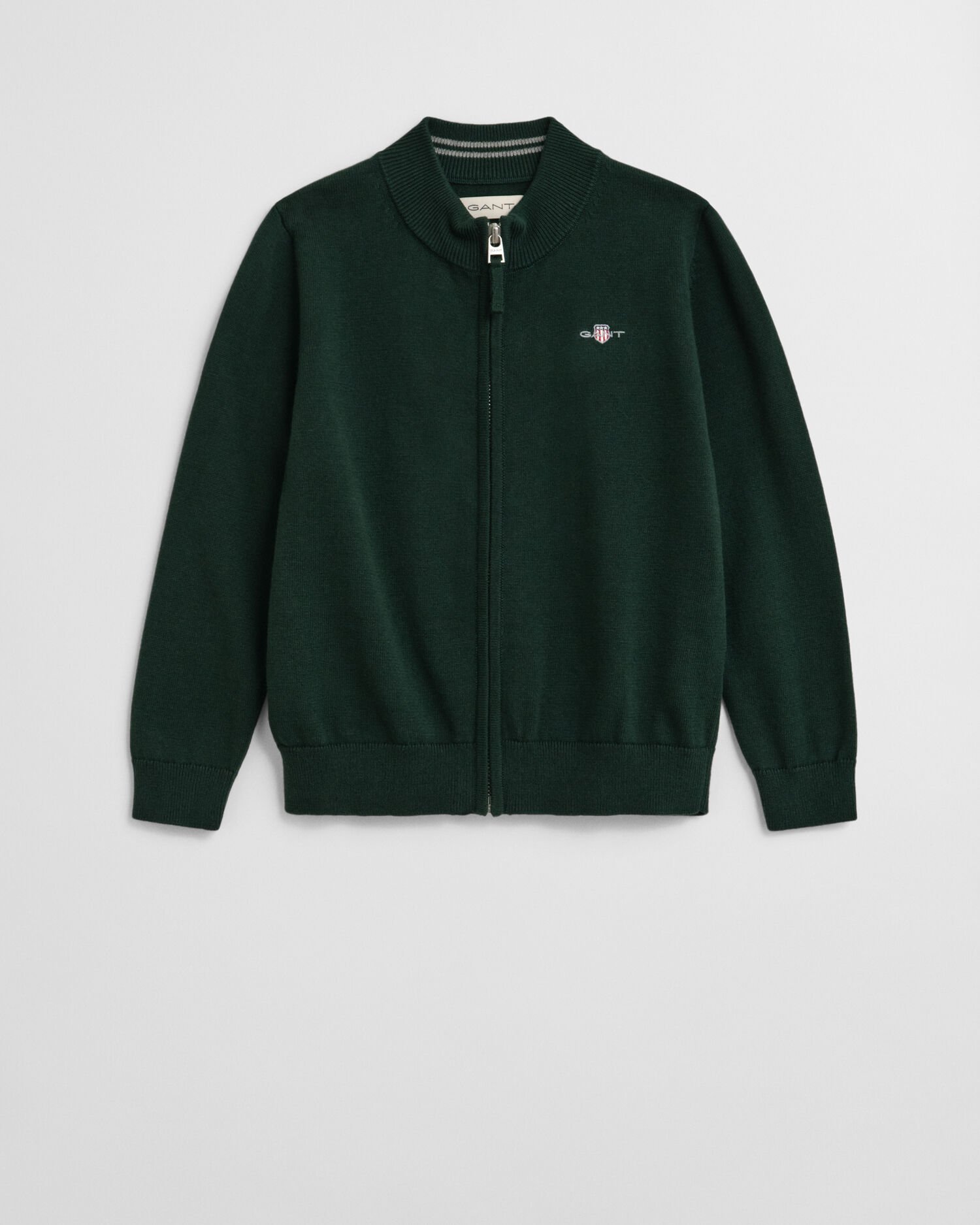 Kids Shield Strickjacke aus Baumwolle mit Reißverschluss