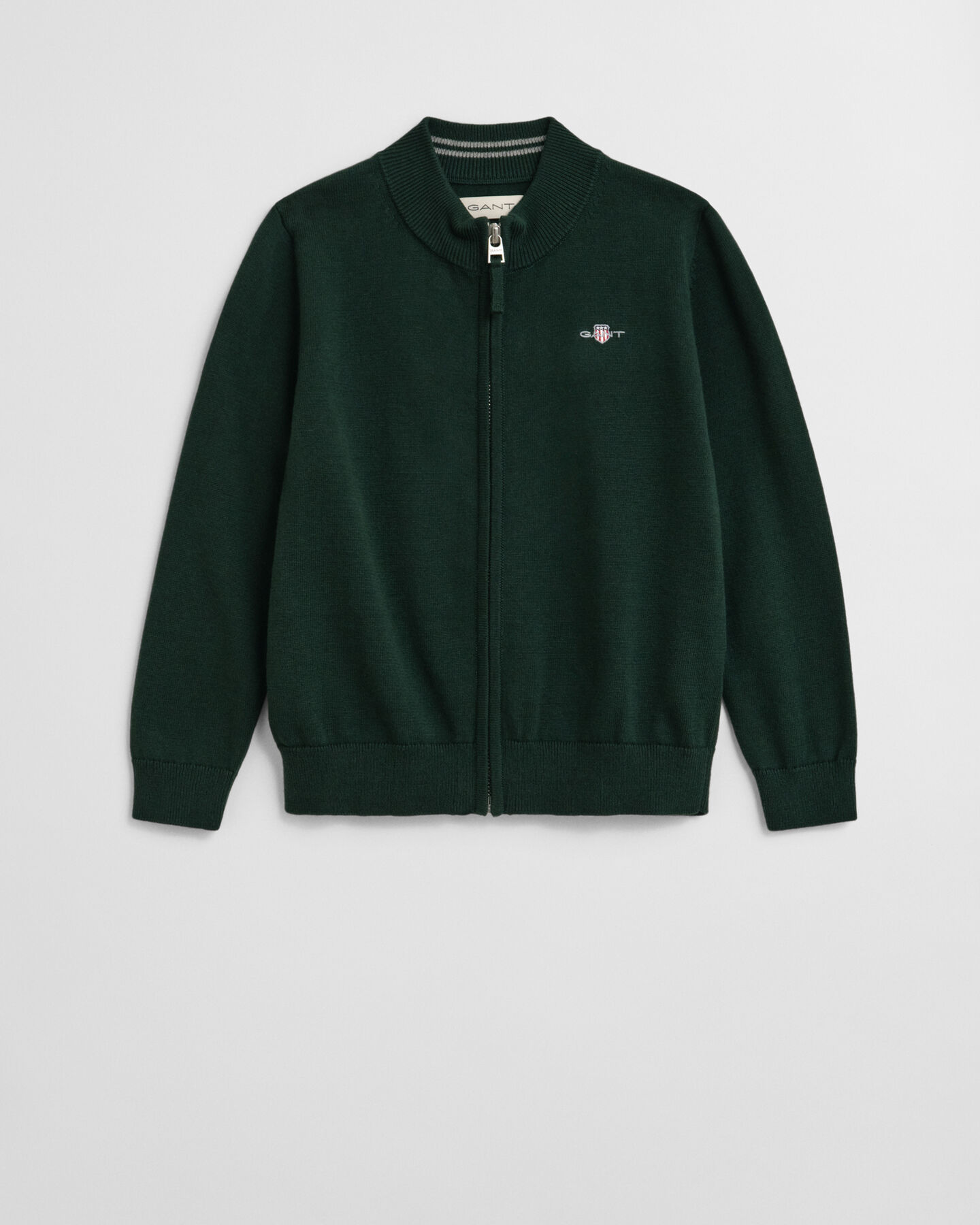 Kids Shield Strickjacke aus Baumwolle mit Reißverschluss